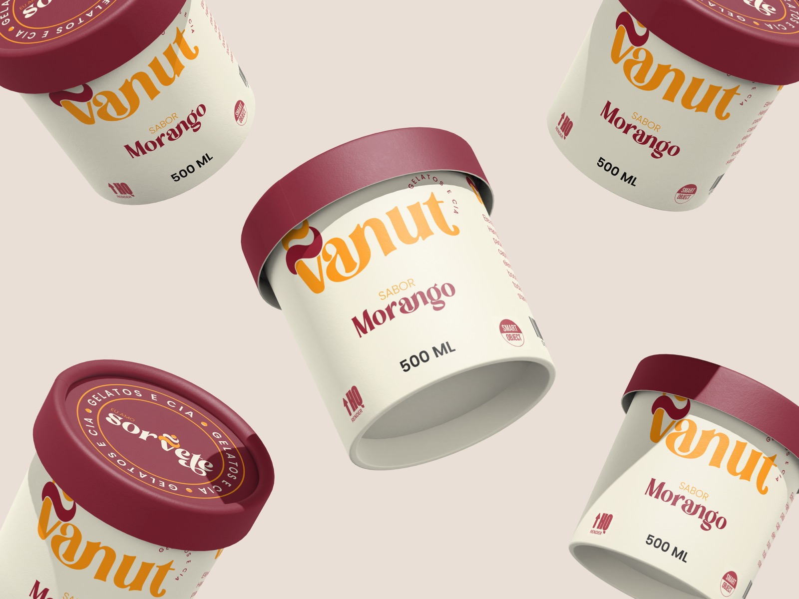Vanut Gelatos & Cia — Identidade Visual